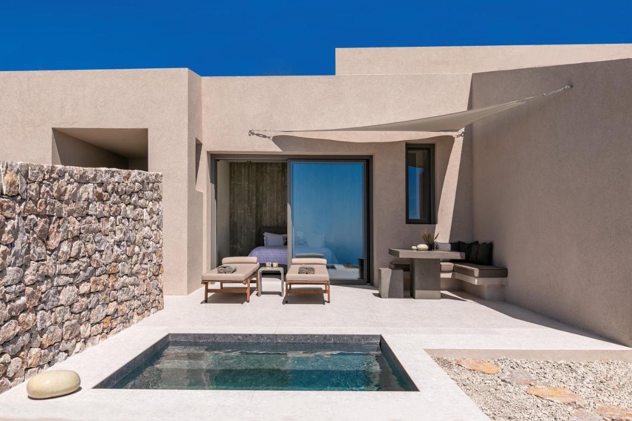 Santorini Sky, Luxury Resort Pyrgos Kallistis Bagian luar foto
